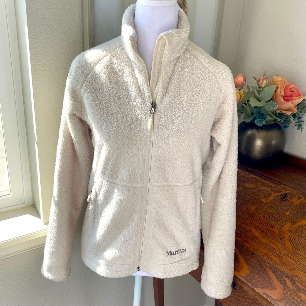 Marmot full zip fleece jacket EUC
